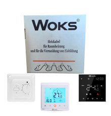 Тепла підлога гріючий кабель Woks 20T (20 вт/ м.пог)