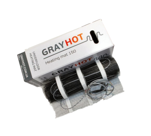 Нагрівальні мати під плитку GrayHot (150 Вт/м2)