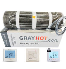 Нагрівальні мати під плитку GrayHot (150 Вт/м2)