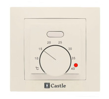 Терморегулятор механічний Castle AC308H Слонова кістка