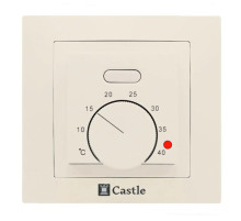 Терморегулятор механічний Castle AC308H Слонова кістка