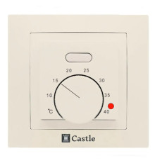 Терморегулятор механічний Castle AC308H Слонова кістка