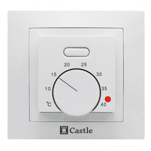 Терморегулятор механічний Castle AC308H Білий