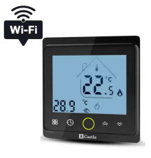 Програмований терморегулятор Castle Wi-Fi AC603H Чорний